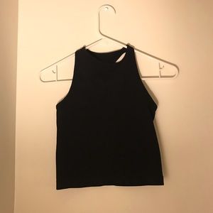 Free people black halter top